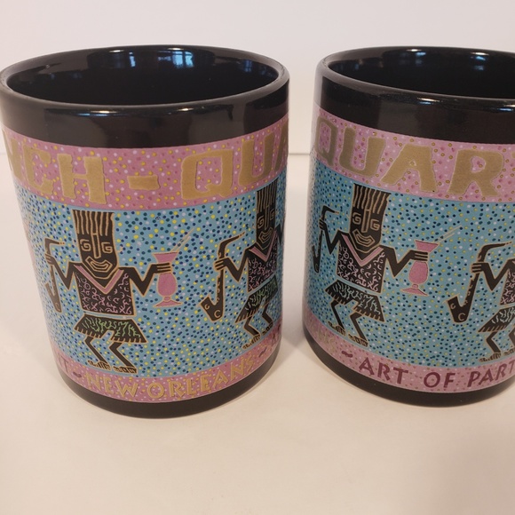 New Orleans French Quarter Coffee Mug Set - Picture 2 of 4
